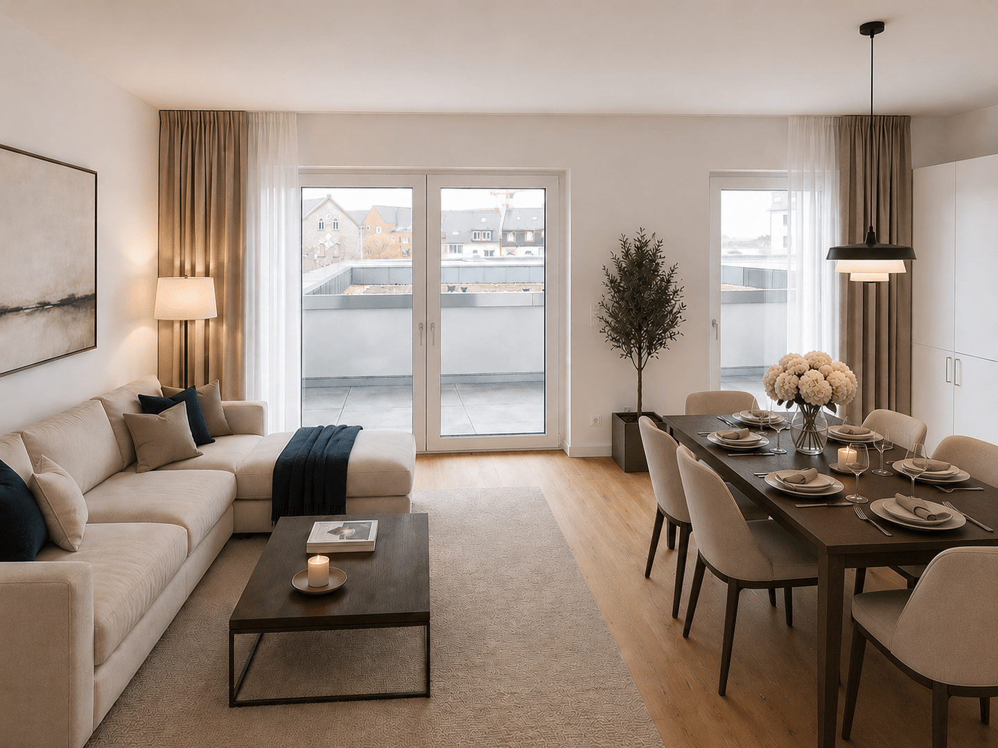 Moderne 2 Zimmer-Wohnung in Top Lage mit Einbauküche zum Erstbezug! – Düsseldorf – Vorschaubild 4