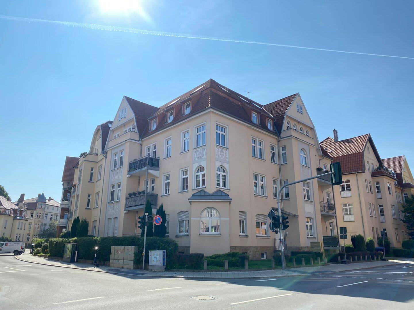 Stilvolle 3,5 Zimmer Wohnung mit Stellplatz in der Brühlervorstadt