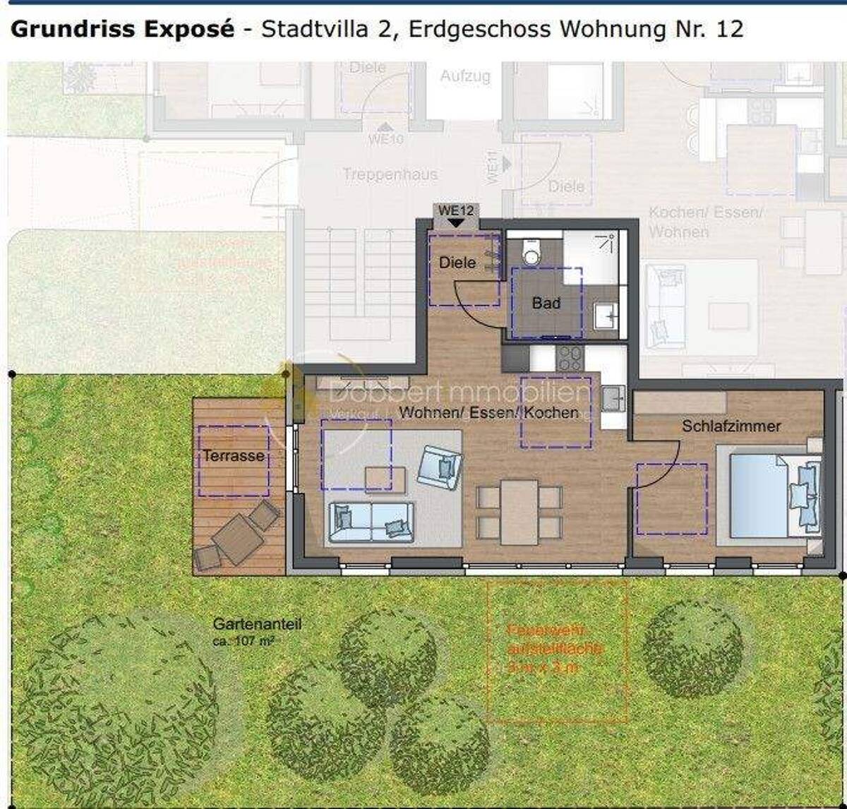 Stadtvilla Rosental in Stuttgart-Vaihingen EG-Wohnung mit großem Gartenteil – 70563 Stuttgart – Bild 1 von 5