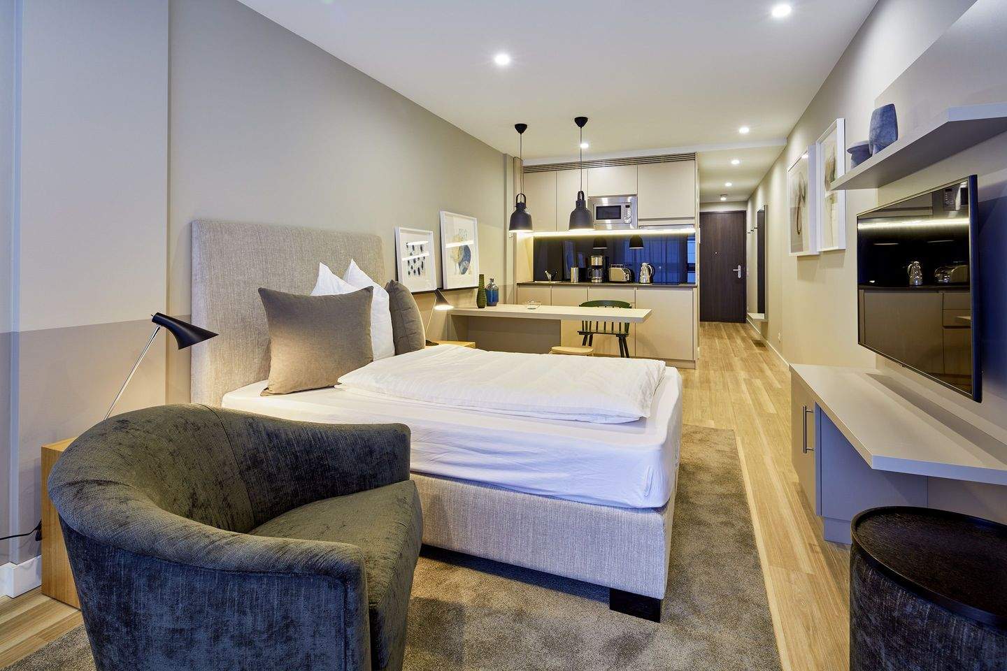 Voll möbliertes 1-Zimmer-Apartment in Stuttgart - 10 min fußläufig vom Hauptbahnhof – Stuttgart – Vorschaubild 2