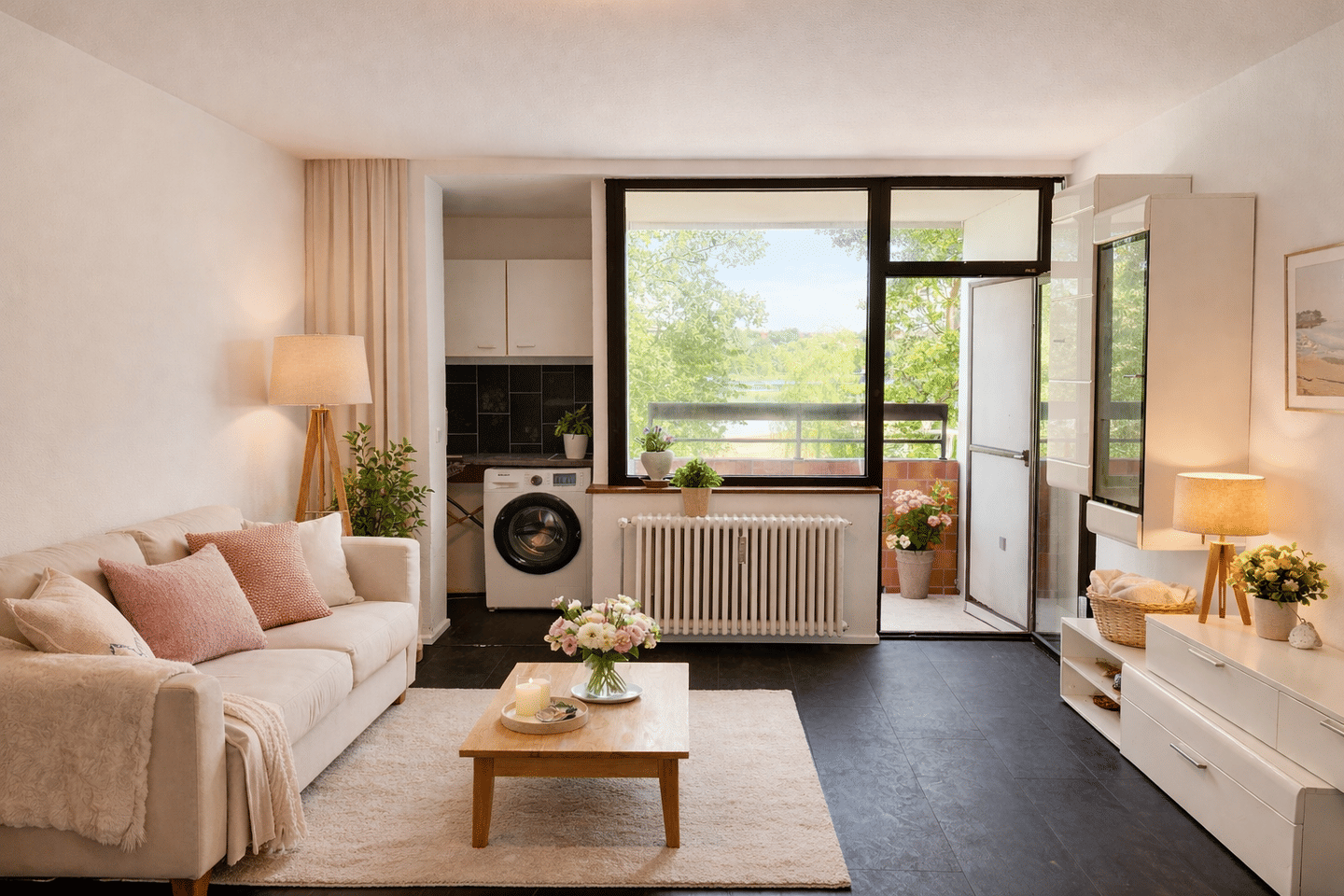 Norikusbucht am Wöhrder See: 1-Zimmer-Wohnung mit Balkon & Seeblick – Aufzug, TG optional, gute Kapitalanlage mit Renditepotenzial – Nürnberg – Vorschaubild 3