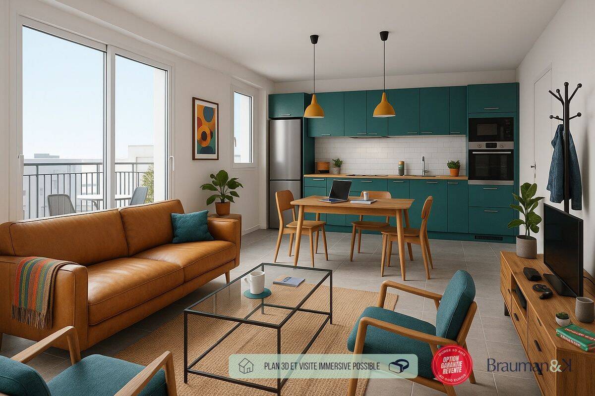 Appartement 2 pièces 40 m² · à Lisieux · 40 m² · 124 841 €