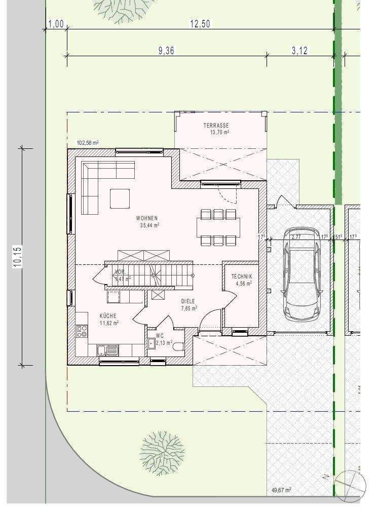 Baubeginn Sommer 2026: Projektiertes, freistehendes Einfamilienhaus in Toplage - Energieeffizienzklasse A+ – Soest – Vorschaubild 4