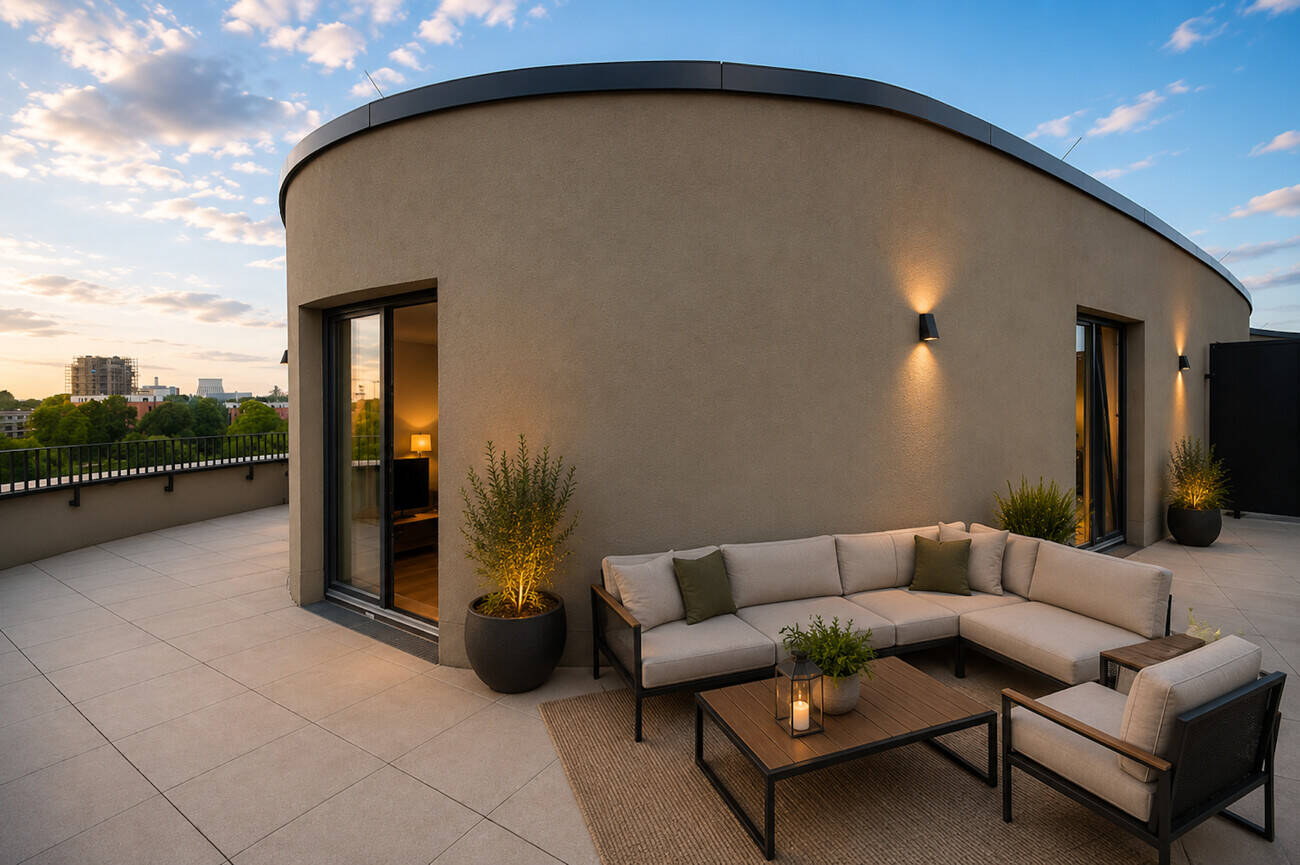 Einzigartige 2-Zimmer-Penthouse-Wohnung mit großer Dachterrasse und sensationellem 180°-Havelblick! – Berlin – Vorschaubild 7