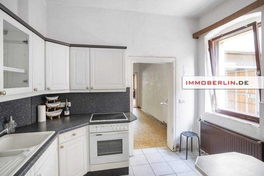 IMMOBERLIN.DE - Charaktervolles Ein-/Zweifamilienhaus mit Südwestterrasse, Innenhof & Garage – Treuenbrietzen – Vorschaubild 4
