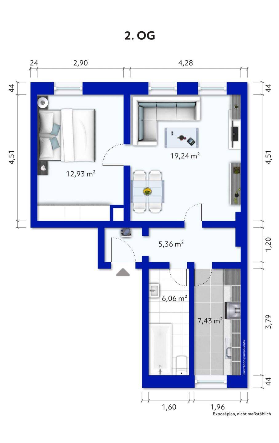 Zeitlose Eleganz trifft moderne Wohnqualität - gepflegte Wohnung in Bestlage – Wuppertal – Vorschaubild 6