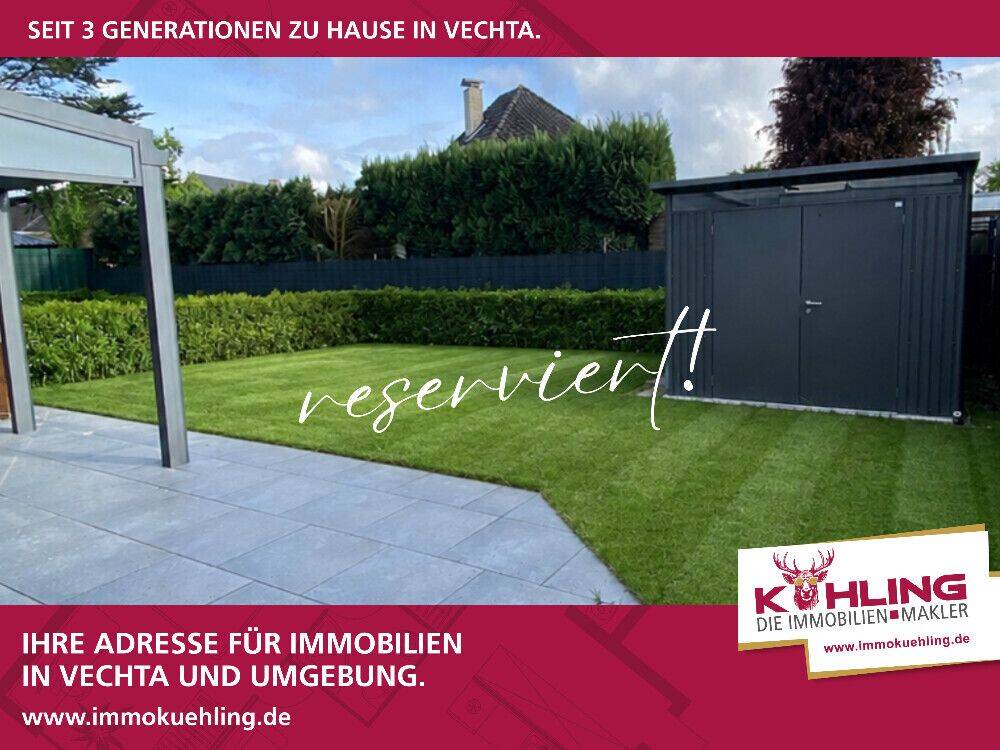 Stilvolles Endhaus mit Garten & Balkon für Singles oder Paare in Vechta!