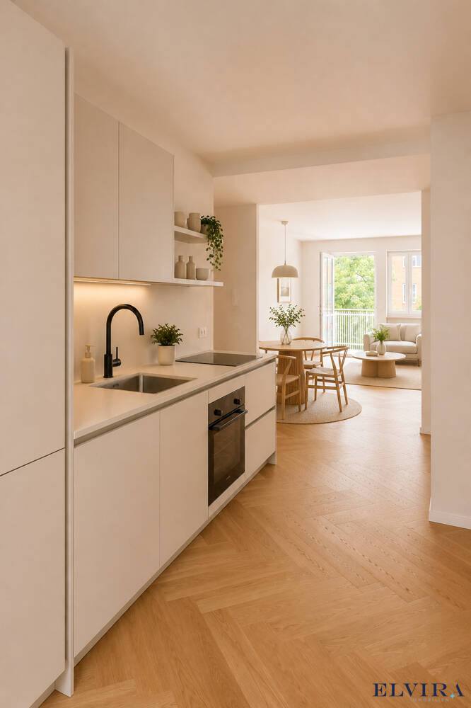 ELVIRA - Schwabing-West BESTLAGE schöne 3-Zimmer-Wohnung mit Balkon und Lift, vollständig renoviert – München – Vorschaubild 4