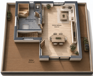 Villa im Bauhausstil 347m² von der Mein Haus GmbH Nauen – 14469 Potsdam – Vorschaubild 8