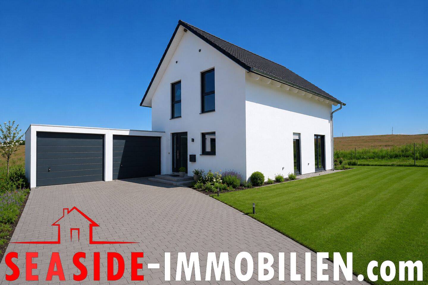 Kröpelin: Moderner Einfamilienhaus-Neubau auf schön geschnittenem Grundstück