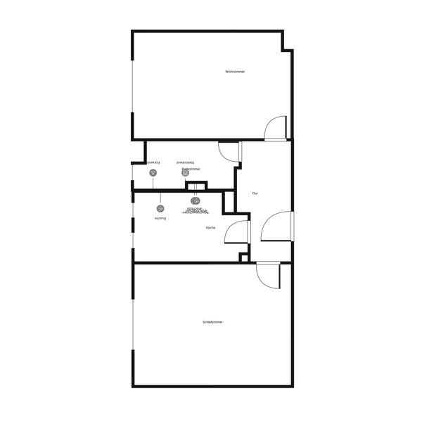 Lust auf Veränderung: günstig geschnittene 2-Zimmer-Wohnung – Hamm – Vorschaubild 6