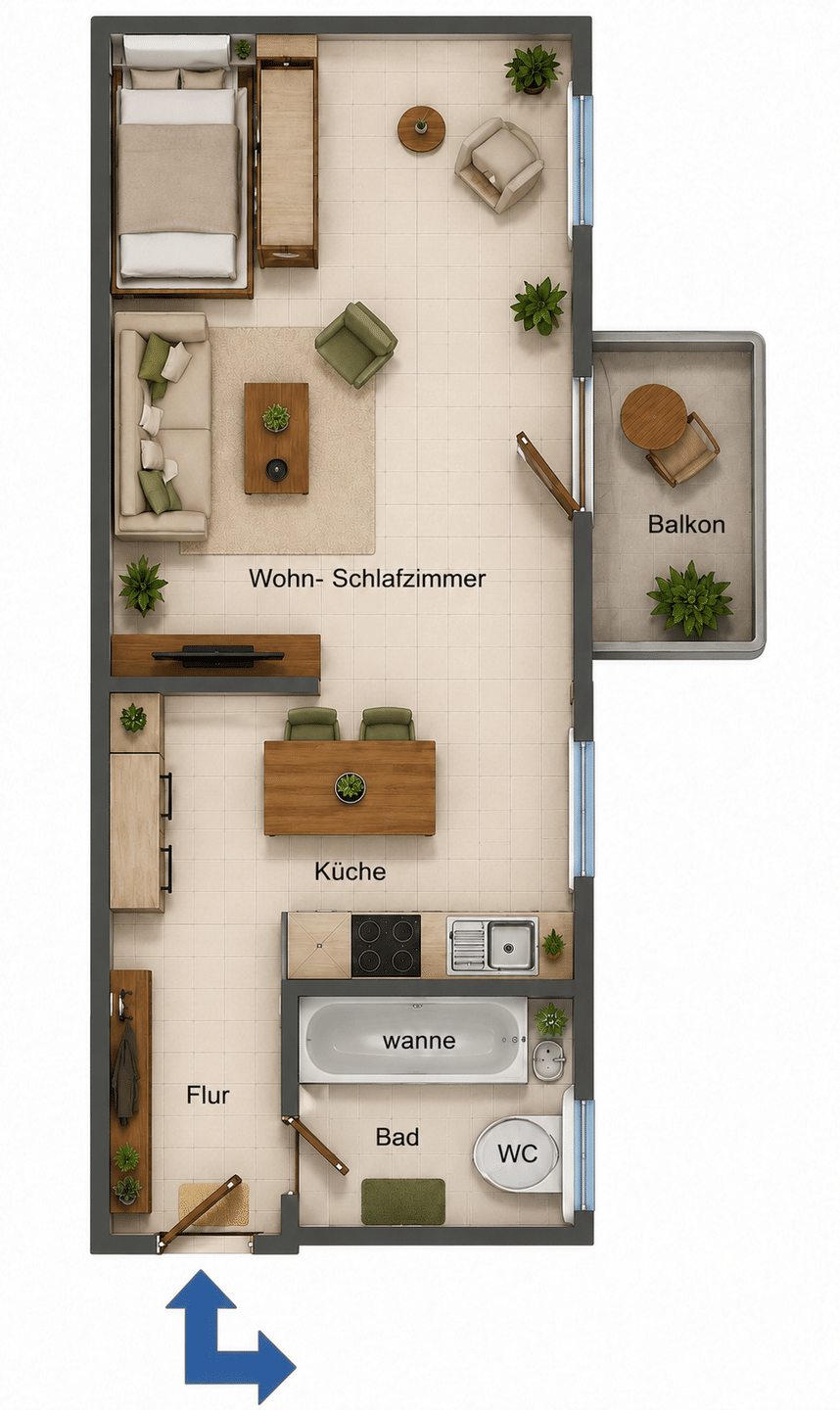 Neu modernisiert, sofort verfügbar – Mannheim – Vorschaubild 9