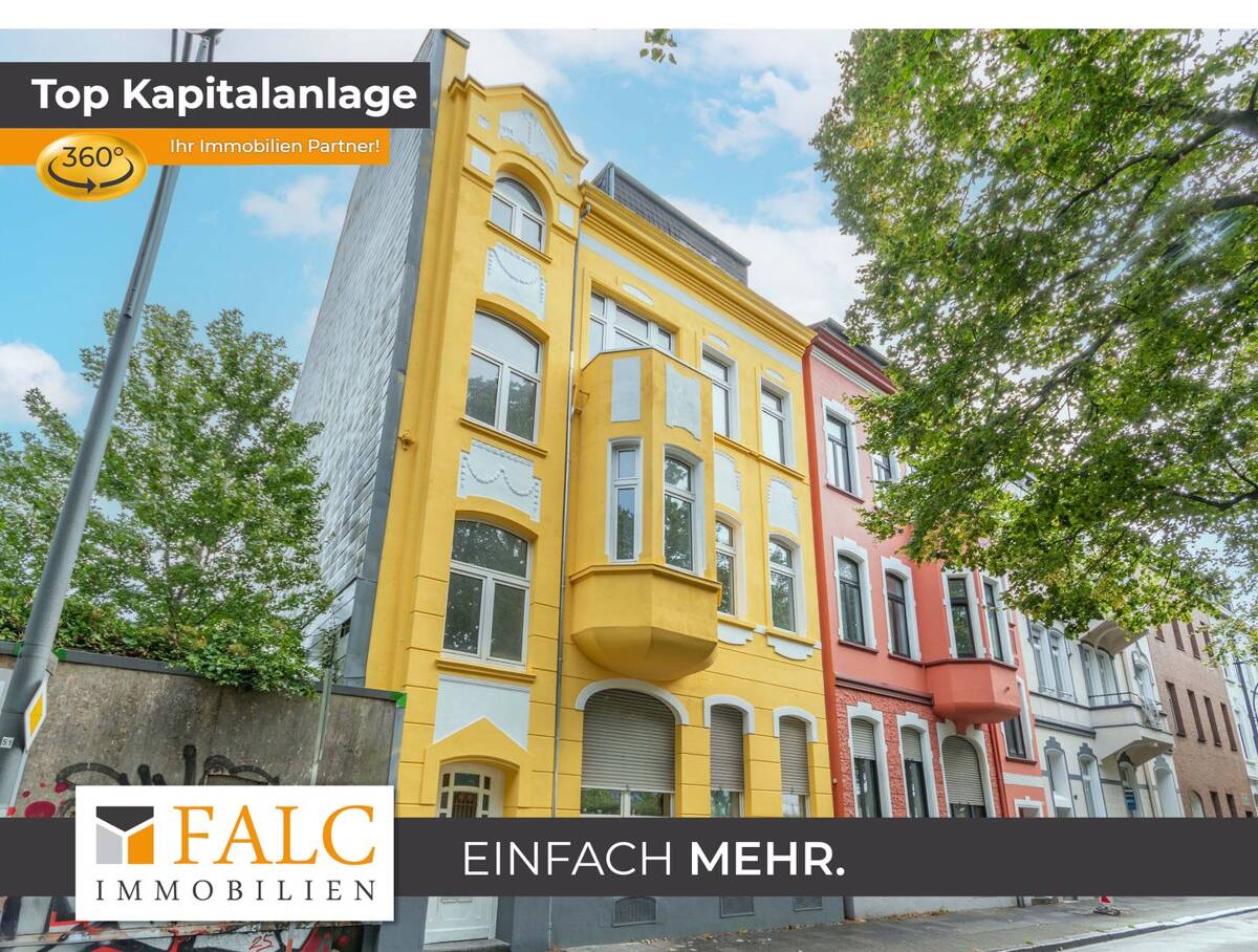Charmantes Mehrfamilienhaus mit Entwicklungspotenzial – 47798 Krefeld – Bild 1 von 9