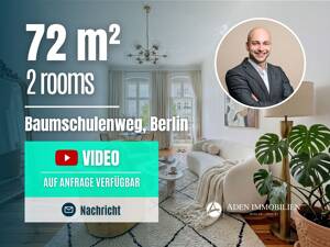Altbaucharme - 2-Zimmer-Wohnung mit Holzdielen und Balkon – 12437 Berlin – Vorschaubild 3