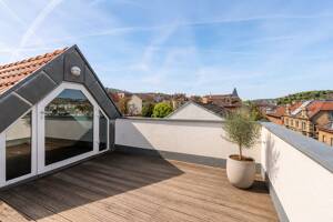 Maisonette-Dachgeschosswohnung im Heusteigviertel mit privatem Liftzugang, Dachterrasse und Garage – 70180 Stuttgart – Vorschaubild 3