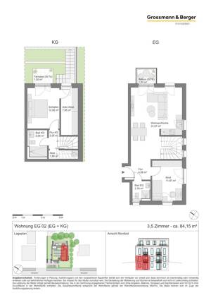 NEU: Moderne und großzügige 3-Zimmer-Maisonette mit Garten & Balkon - Neubau in Hamburg-Niendorf – 22459 Hamburg – Vorschaubild 7