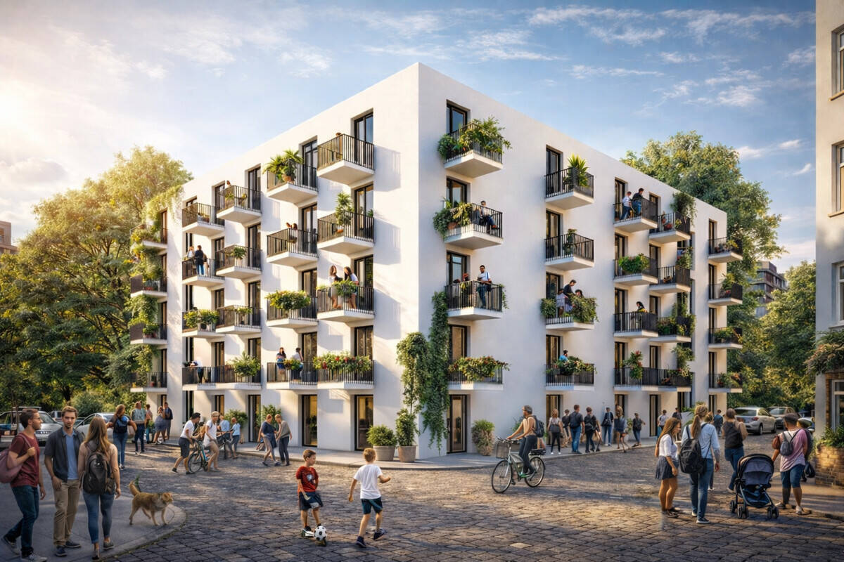 Eberswalde: Schlüsselfertiges Neubauprojekt: ca. 2.000 m² Wohnfläche, Bezugsfertig Anfang 2027 – Eberswalde – Vorschaubild 2