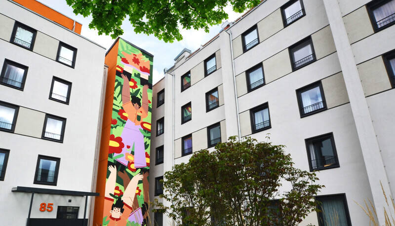 Gemütliche 1-Zimmerwohnung mit Terrasse Möbliert
