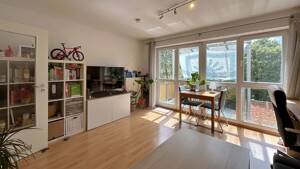 Vermietete 2-Zimmer-Wohnung mit überdachtem Balkon in zentrumsnaher Lage