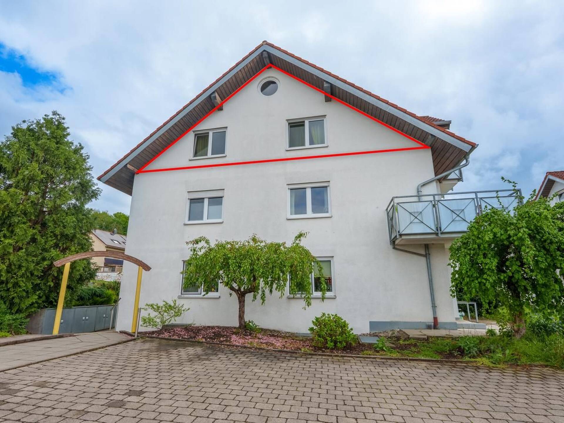 Dachgeschosswohnung in 88416 Ochsenhausen mit 62,43 m² kaufen