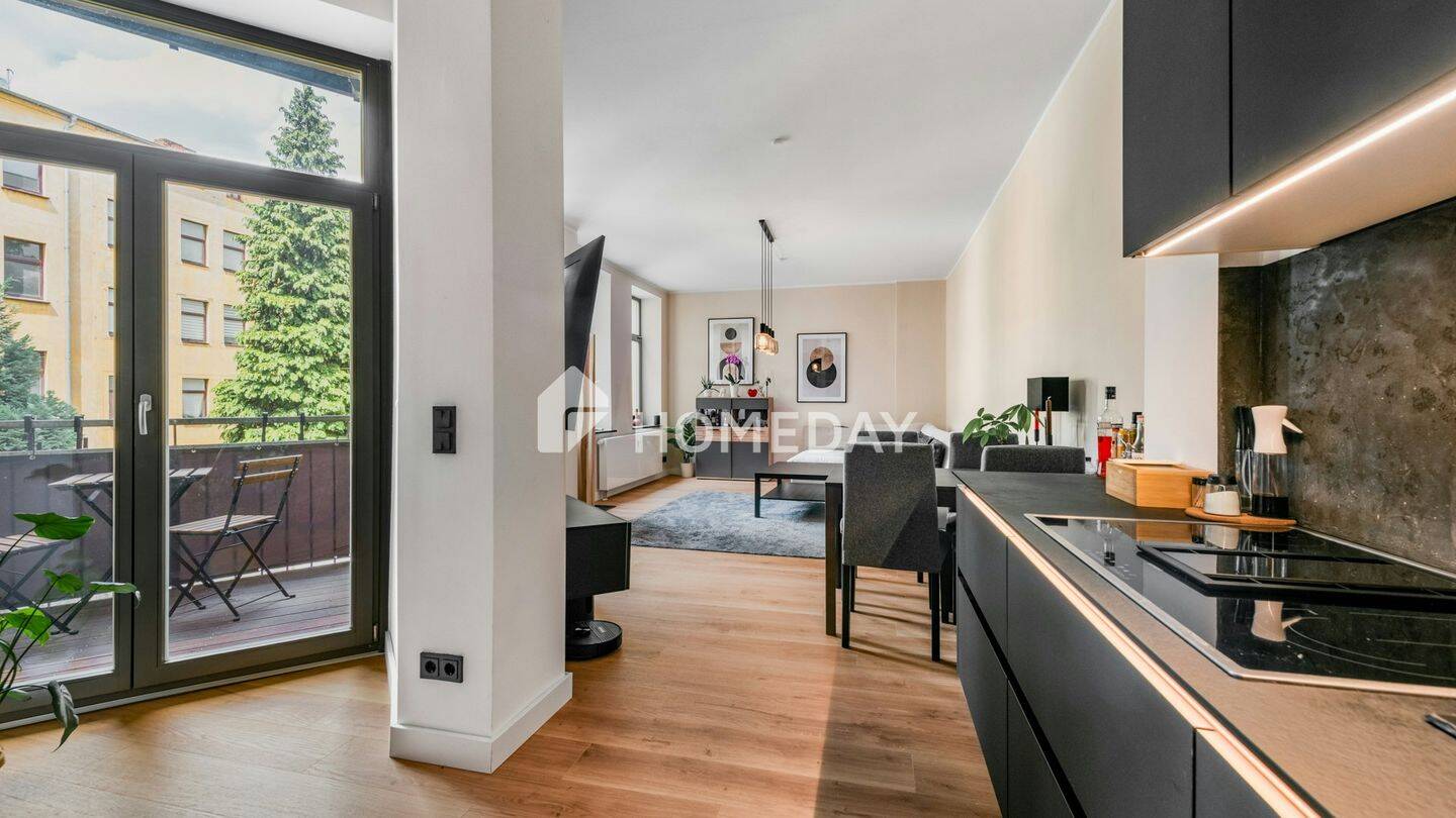 Modernes und stilvolles Wohnen in Stadtfeld Ost: möblierte 3-Zi.-Wohnung mit Balkon & Loggia – Magdeburg – Vorschaubild 4