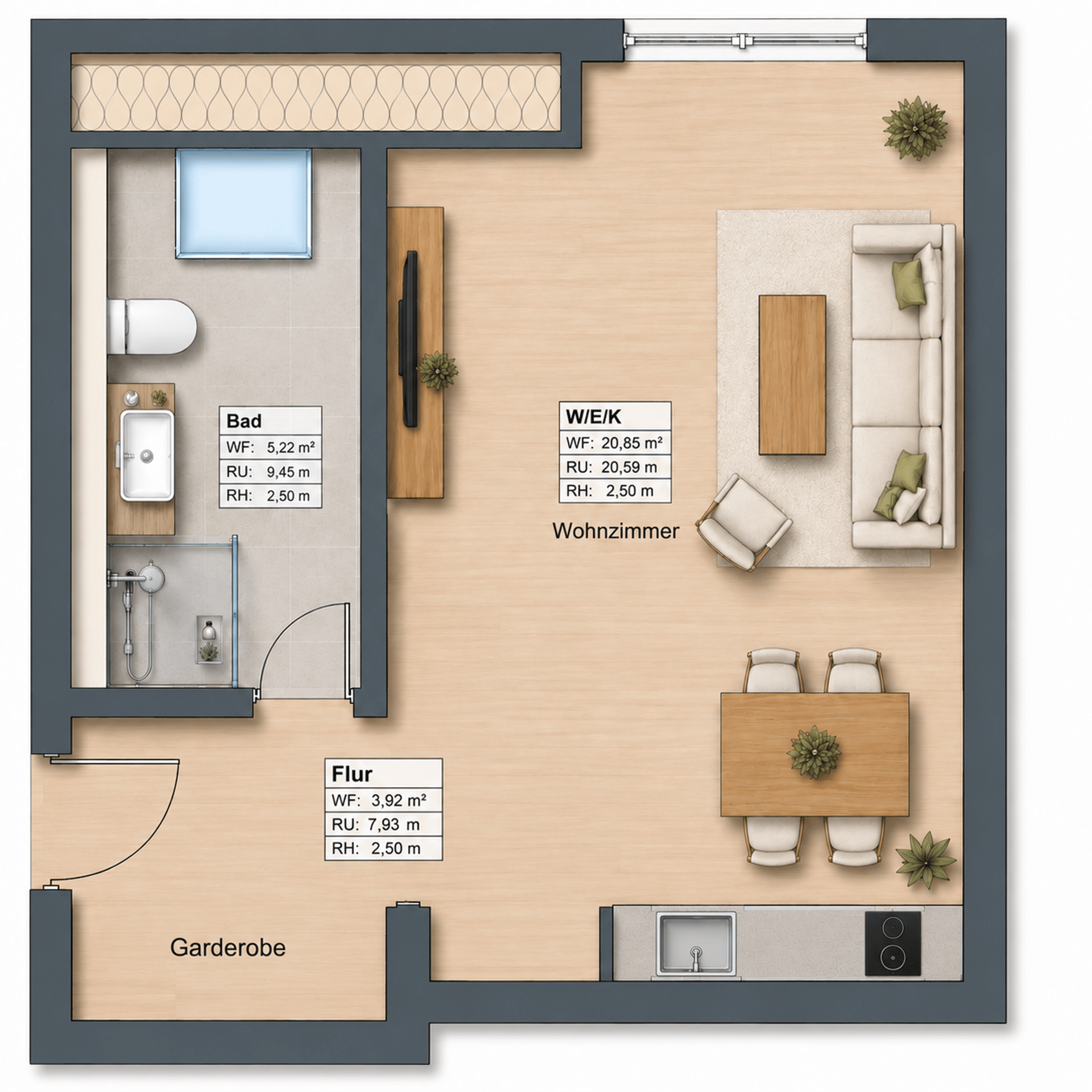 Dachgeschosswohnung in 87629 Füssen mit 29,99 m² kaufen