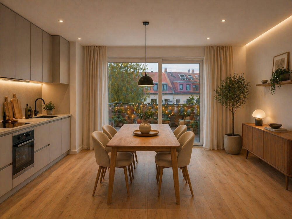 // energieeffizienter Erstbezug // 4 ZIMMER + TERRASSE + EBK + SP // – Leipzig – Vorschaubild 8