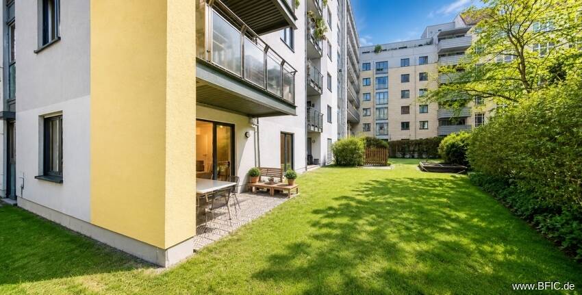 Garten-Terrasse in Mitte! - 3-Zimmer-Whg. ruhig und gepflegt