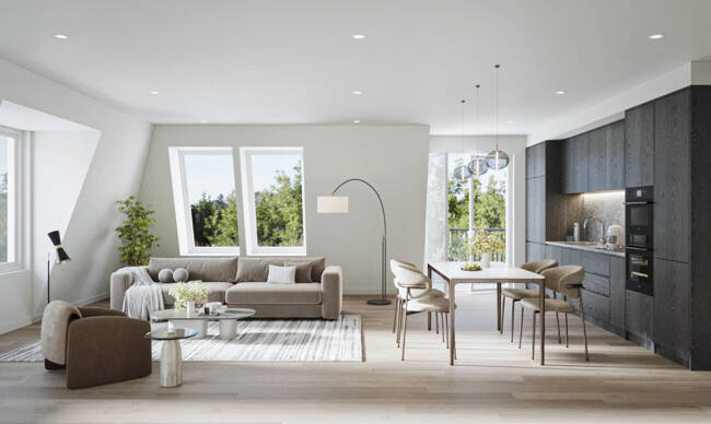 NEUBAU: 3,5-Zimmer-Wohnung mit Garten & 2 Terrassen – München – Vorschaubild 7
