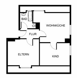 Demnächst frei! 2-Zimmer-Wohnung in Gelsenkirchen Scholven – 45896 Gelsenkirchen – Vorschaubild 9