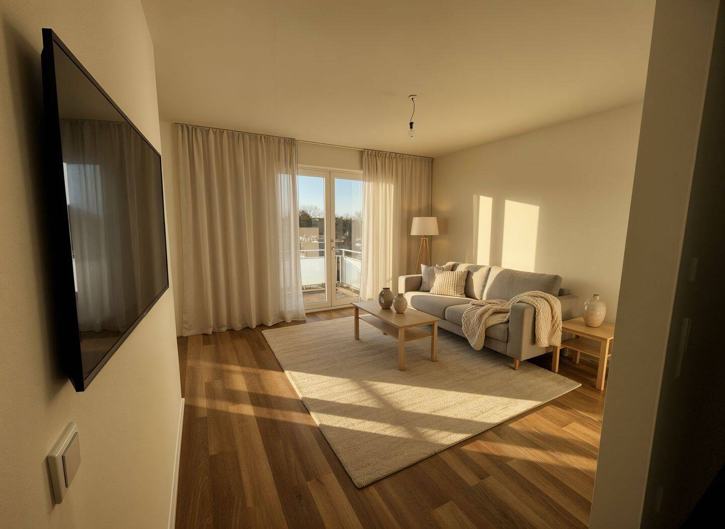 MIETKAUF möglich: Erstbezug helle Wohnung mit Aufzug, Tiefgarage & Fernblick – Augsburg – Vorschaubild 2
