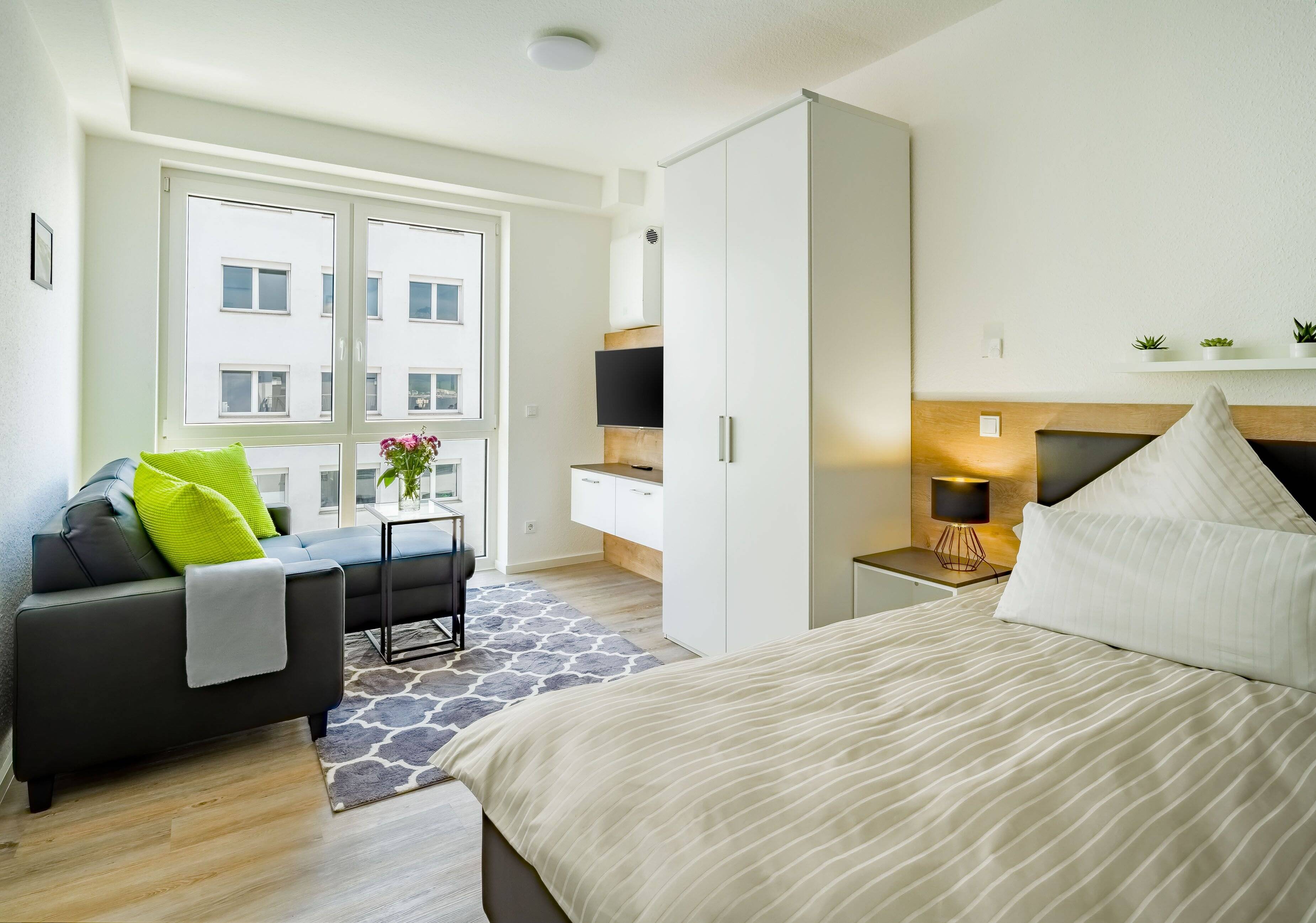 Komfortables 1-Zimmer-Apartment, vollständig möbliert & ausgestattet - Bad Nauheim Erstbezug