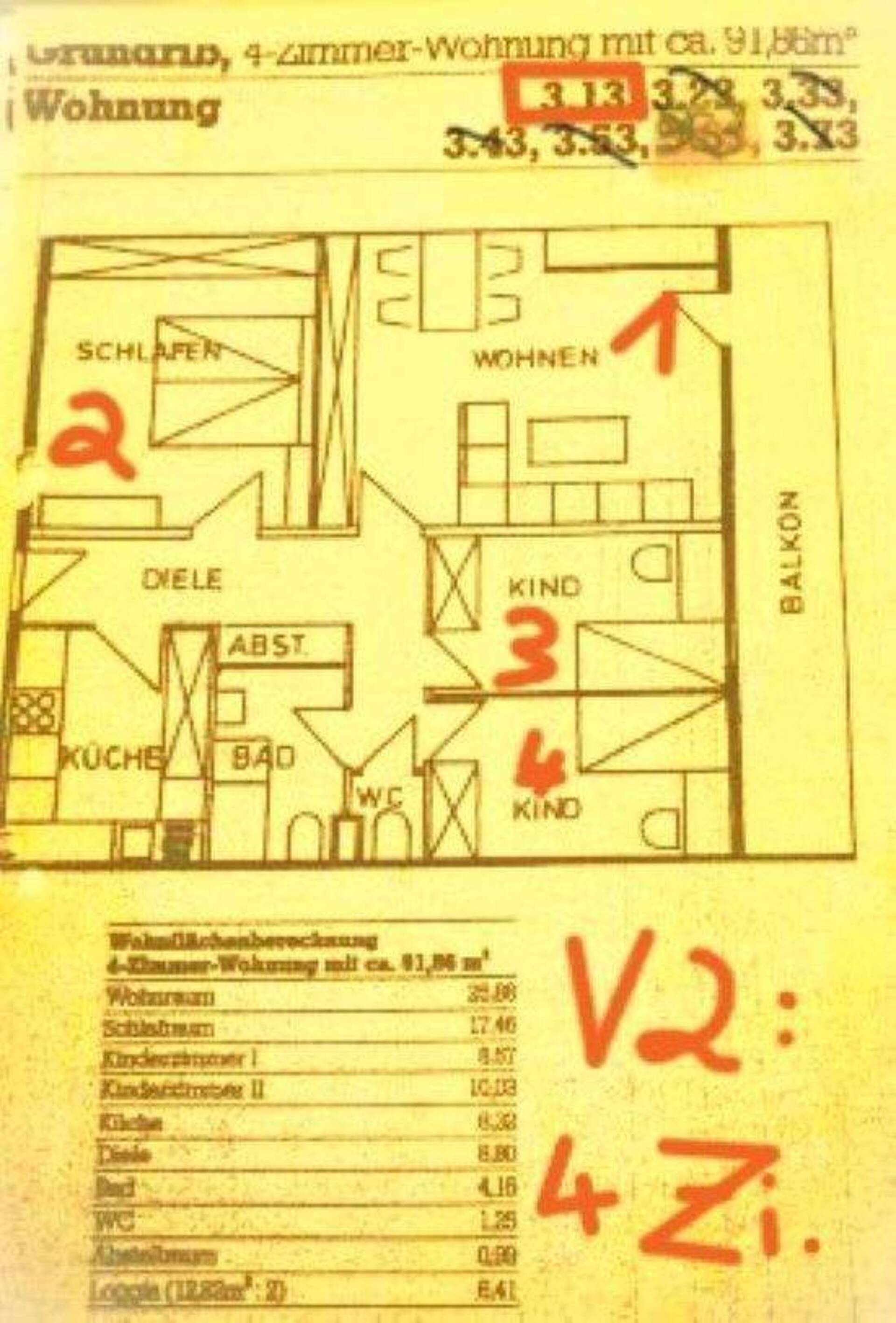 Etagenwohnung in 41199 Mönchengladbach mit 65,23 m² kaufen