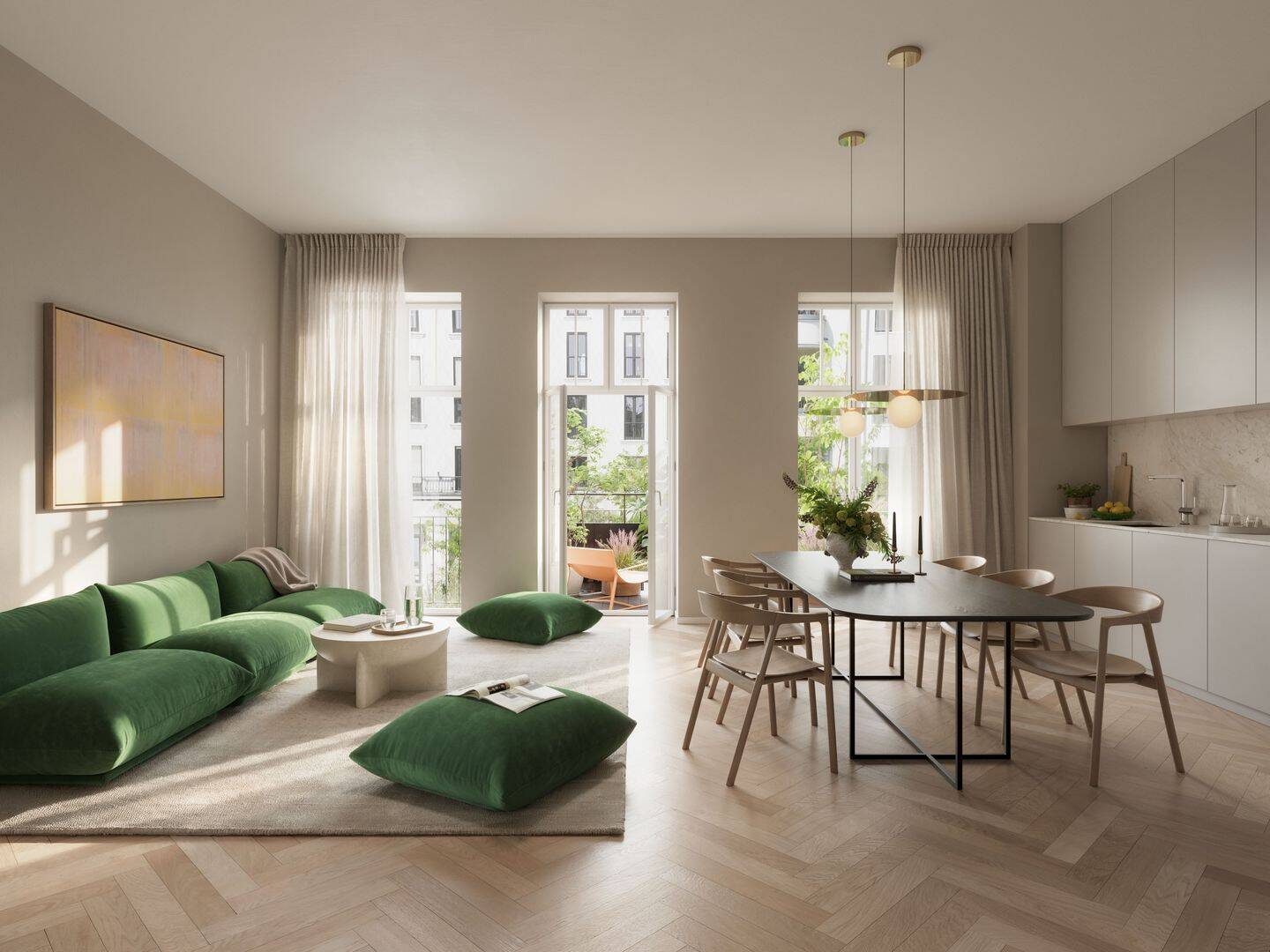 Hochwertige Neubauwohnung mit Balkon im exklusiven Neubauprojekt – Berlin – Vorschaubild 7