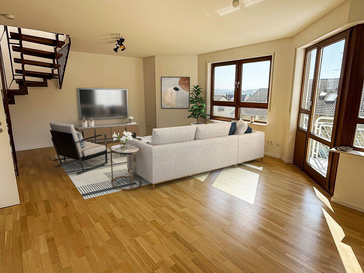 Reiheneckhaus mit 4-Zimmer-Maisonette & separater Einliegerwohnung – Konstanz – Vorschaubild 3