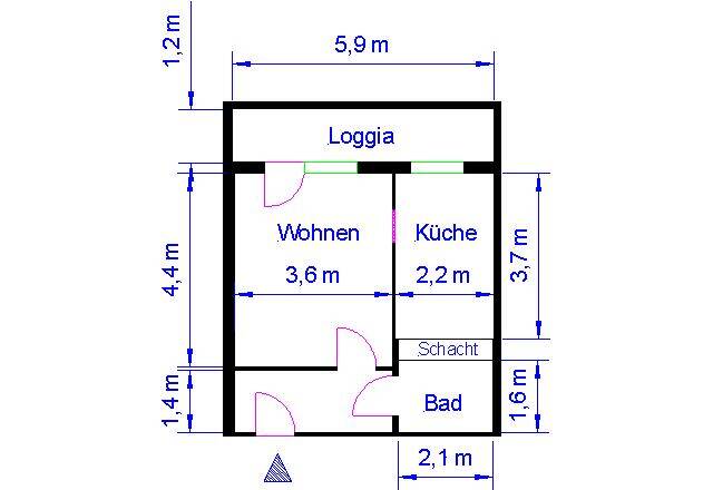 Seniorenwohnung – Magdeburg – Vorschaubild 2