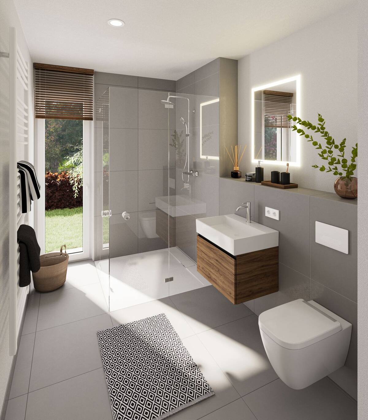 Neu: Moderne 4 Zimmer Wohnung mit Privatgarten in Freiburg – 79114 Freiburg im Breisgau – Bild 1 von 5