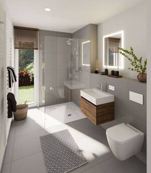 Neu: Moderne 4 Zimmer Wohnung mit Privatgarten in Freiburg