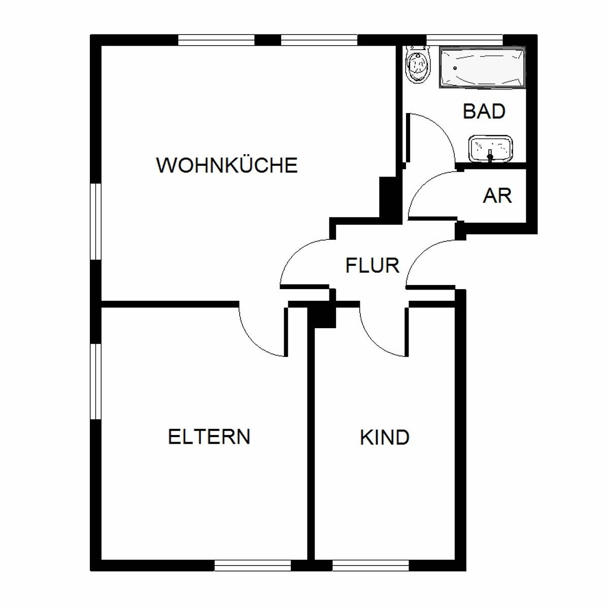 2-Zimmer-Wohnung in GE-Scholven frei! – 45896 Gelsenkirchen – Bild 1 von 5