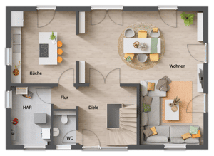 Familienfreundliches Landhaus in Neugraben-Fischbek - Ihr Traum vom Eigenheim! – 21149 Hamburg – Vorschaubild 6