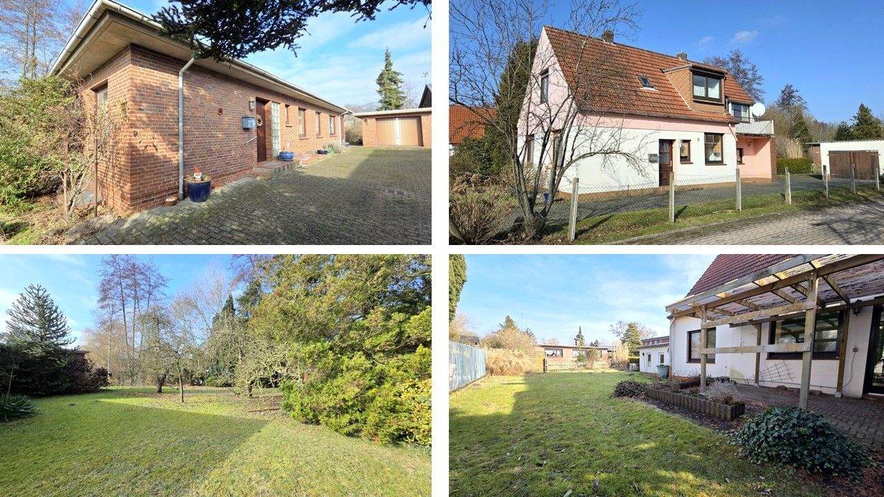 0 % Käuferprovision! 2 Immobilien (Bungalow + EFH) auf einem Grundstück in zentraler und naturnaher Lage! – Delmenhorst – Bild 1 von 9