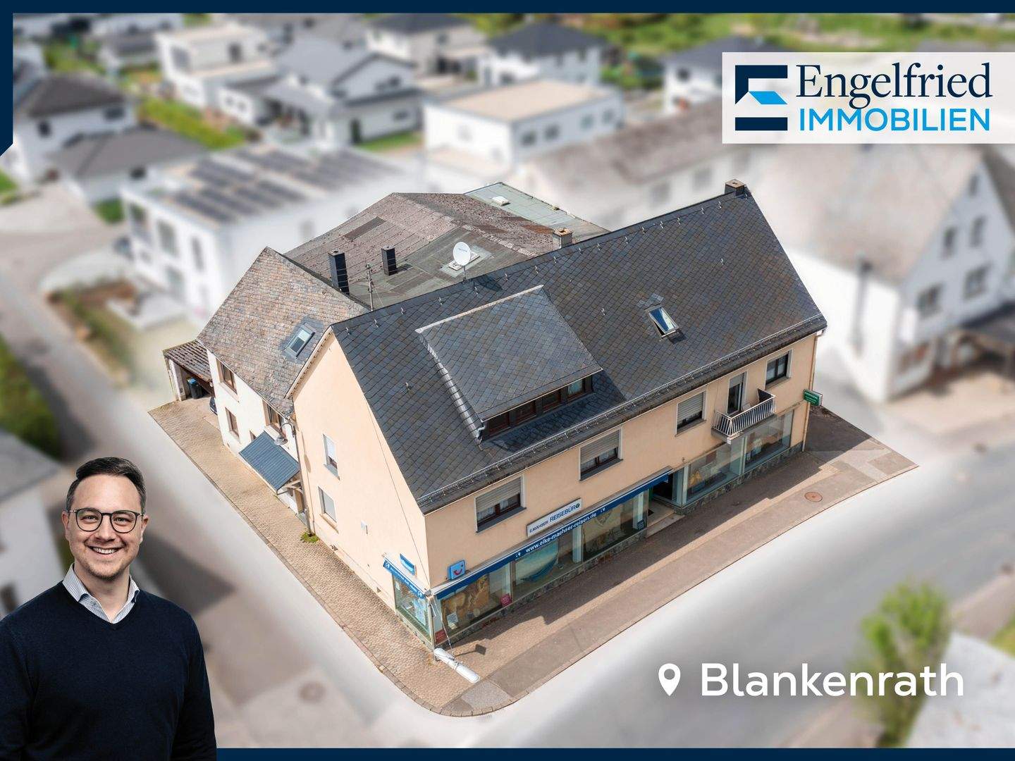 Renditeträchtiges Wohn- und Geschäftshaus in aufstrebender Gemeinde (13-fache Jahresmiete) – Blankenrath – Bild 1 von 9