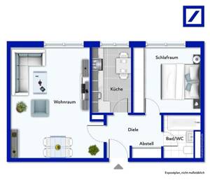 Ihr neues Zuhause mit Potenzial - 2-Zimmer-Eigentumswohnung in beliebter Wohnlage – 40235 Düsseldorf – Vorschaubild 6