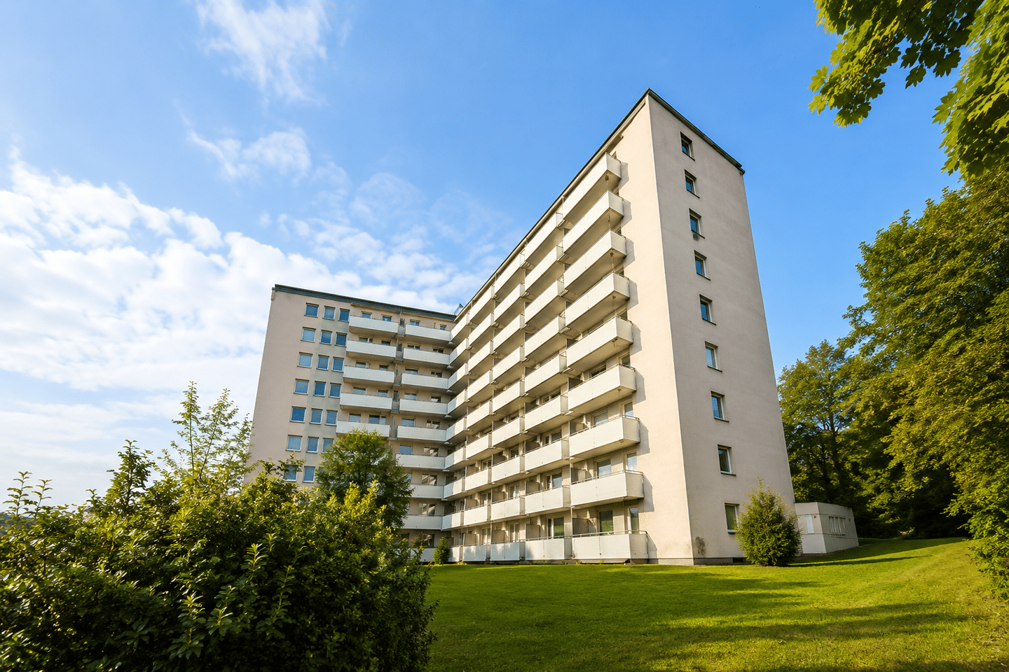 Attraktive 4 Zimmerwohnung mit Balkon, sensationellen Weitblick, EBK zentral in Würzburg