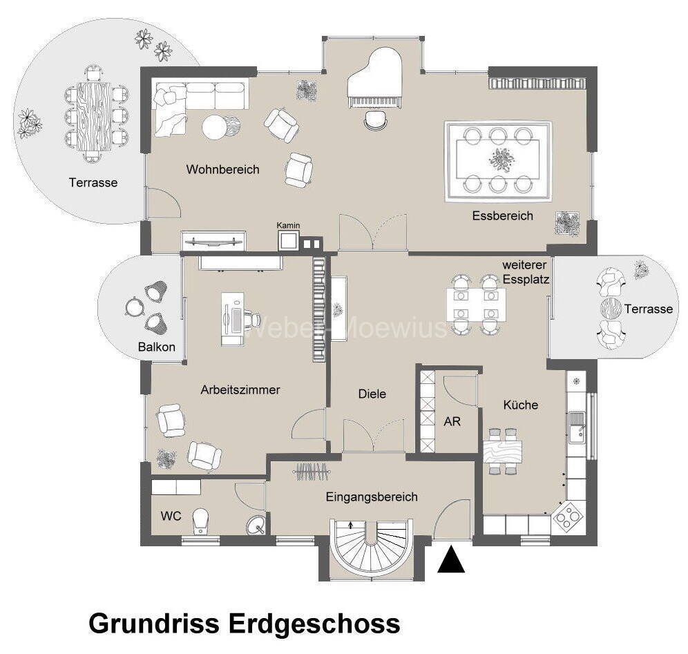 Modernes Architektenhaus mit luxuriösem Flair, großzügiger Raumgestaltung und gehobenem Wohnkomfort – Bonn – Vorschaubild 9