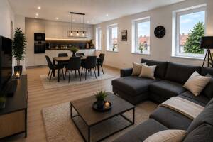 Exklusive 4-Zimmer-Wohnung nach Kernsanierung - ca. 115 m2 mit Wintergarten und Terrasse