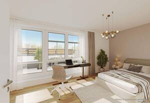 Rooftop-Wohnen mit Weitblick - zwei Terrassen, außergewöhnliche Raumhöhe – 81379 München – Vorschaubild 6