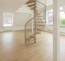 Traumhafte Dachgeschosswohnung, 65 qm, mit Galerie und riesigem Panoramafenster – Augsburg – Vorschaubild 3