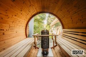 Nordischer Landhaustraum mit Urlaubsgefühl - Stilvolles Zuhause mit Kamin, Fasssauna & Gartenidylle – 4316 Leipzig – Vorschaubild 6