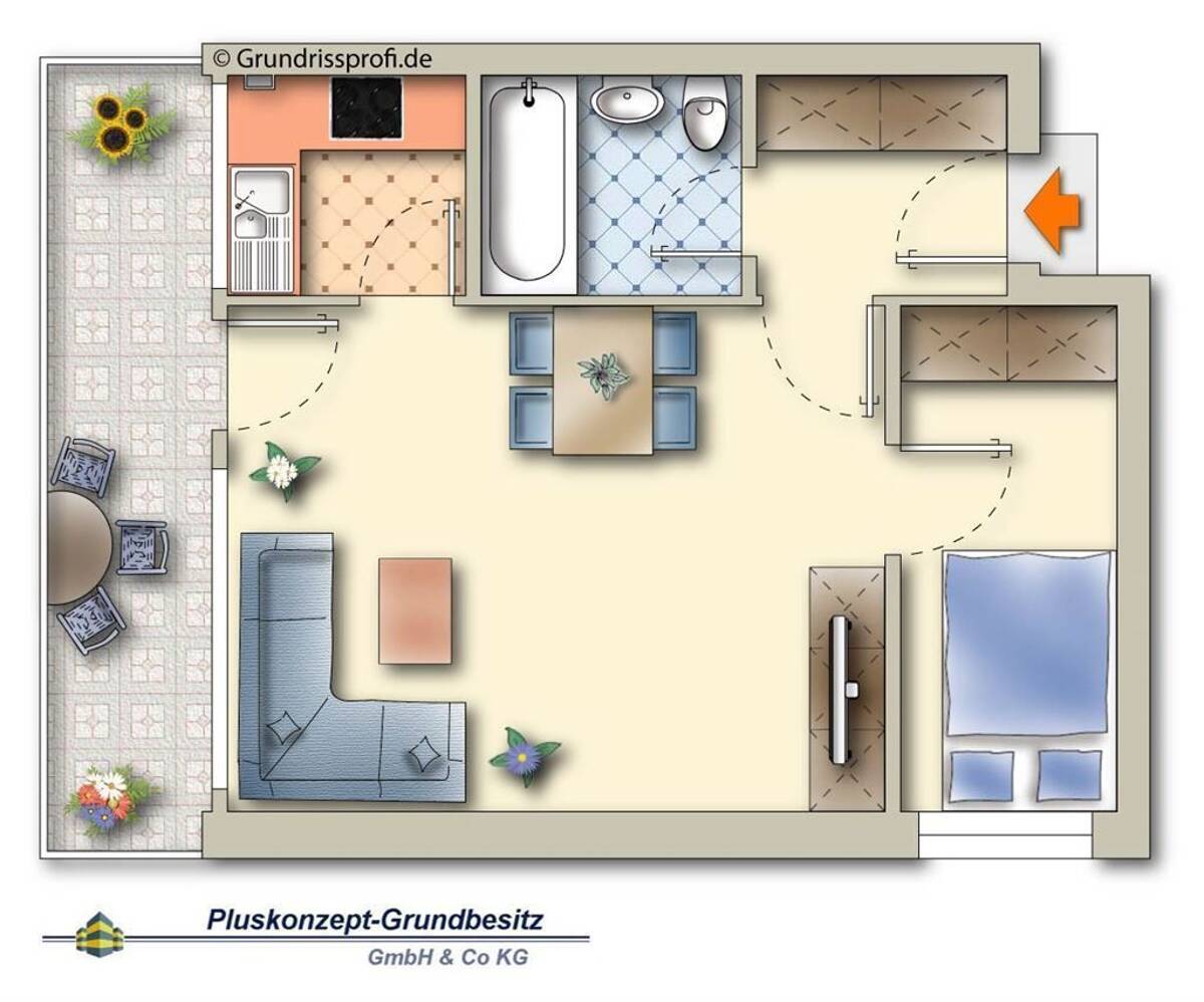 2 Zimmer Apartment ideal für BW-Soldaten – 29633 Munster – Bild 1 von 7